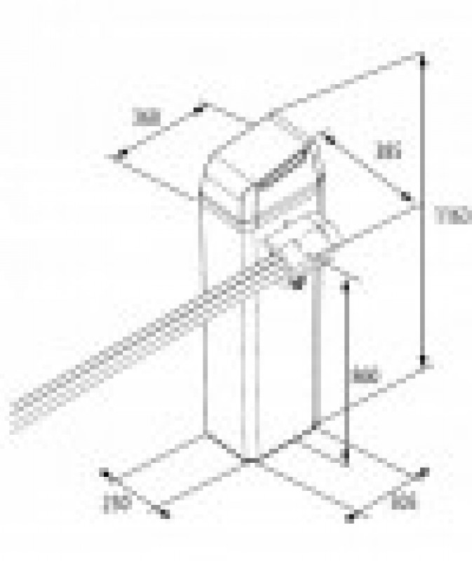 Szlaban FAAC B614 z ramieniem owalnym S4300