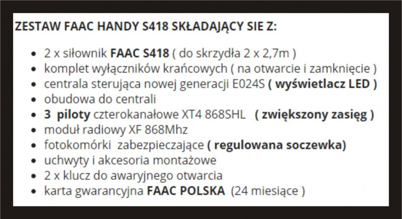 ZESTAW S418 OPI
